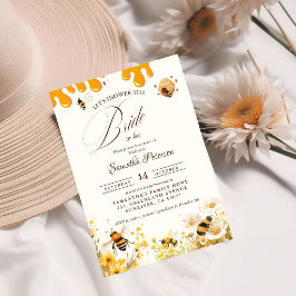 Sie fand ihren Honig Biene Junggesellinnenabschied Einladung