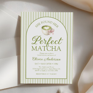 Sie fand ihren perfekten Matcha-Grünen-Brautjungfe Einladung