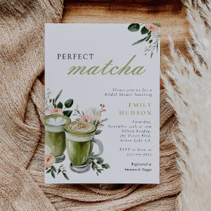 Sie fand ihren perfekten Matcha-Junggesellinnenabs Einladung