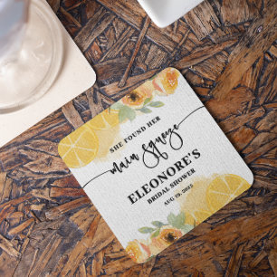 Sie fand ihren Squeeze Junggesellinnenabschied  Rechteckiger Pappuntersetzer