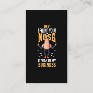 Sie fanden Ihre Meinung, es war in meinen Geschäf Visitenkarte