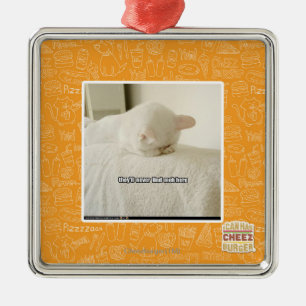 sie finden nie meh hier silbernes ornament