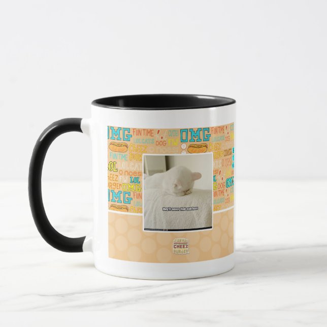 sie finden nie meh hier tasse (Links)