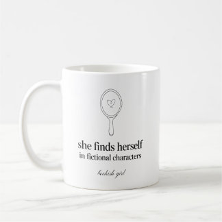 Sie findet sich in fiktiven Charakteren Buchliebha Kaffeetasse