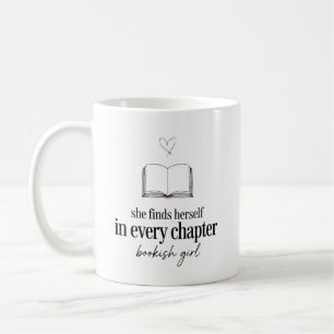 Sie findet sich in jedem Kapitel Bookish Open Bo Kaffeetasse