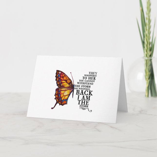 Sie flüstern ihr zu, dass ihr nicht widerstehen kö karte (Vorderseite)