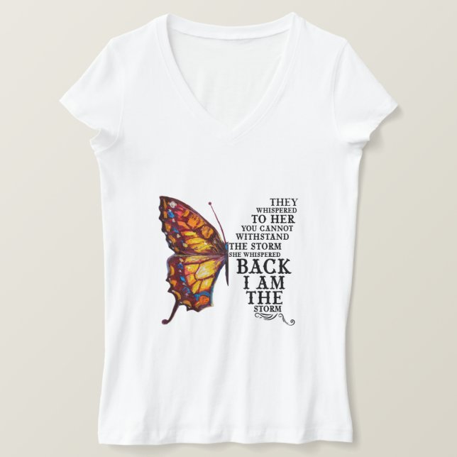 Sie flüstern ihr zu, dass ihr nicht widerstehen kö T-Shirt (Design vorne)