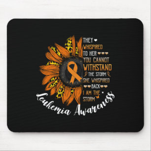 Sie flüstert zurück, ich bin die Storm Leukämie Aw Mousepad