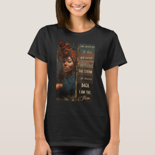 Sie flüsterte zurück Ich bin der Sturm Afrikanisch T-Shirt