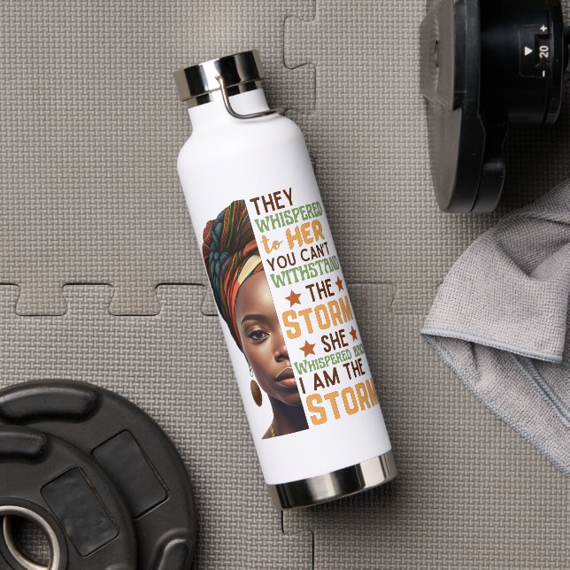 Sie flüsterte zurück, ich bin die starke Frau des  Trinkflasche (Fitnessstudio)