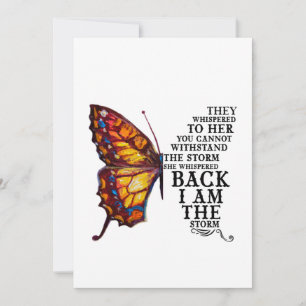 Sie flüsterten ihr, dass man dem Sturm nicht stand Save The Date