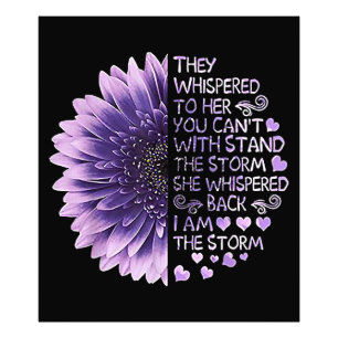 Sie flüsterten ihr zu, dass ihr den Sto nicht steh Fotodruck