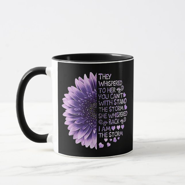 Sie flüsterten ihr zu, dass ihr den Sto nicht steh Tasse (Links)