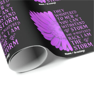 Sie flüsterten ihr zu, dass ihr den Sturm nicht au Geschenkpapier