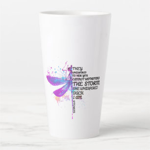 Sie flüsterten ihr zu, dass ihr Sturm nicht ausha Milchtasse