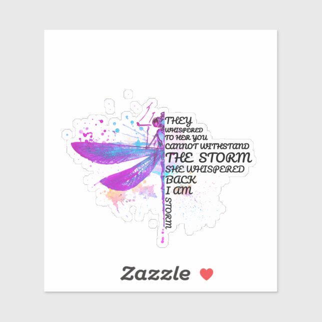 Sie flüsterten ihr zu, dass ihr Sturm nicht aushal Aufkleber (Blatt)