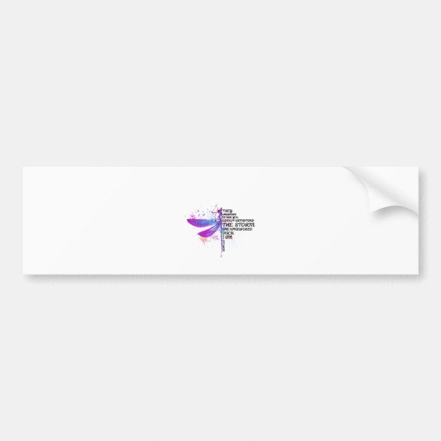 Sie flüsterten ihr zu, dass ihr Sturm nicht aushal Autoaufkleber (Vorne)