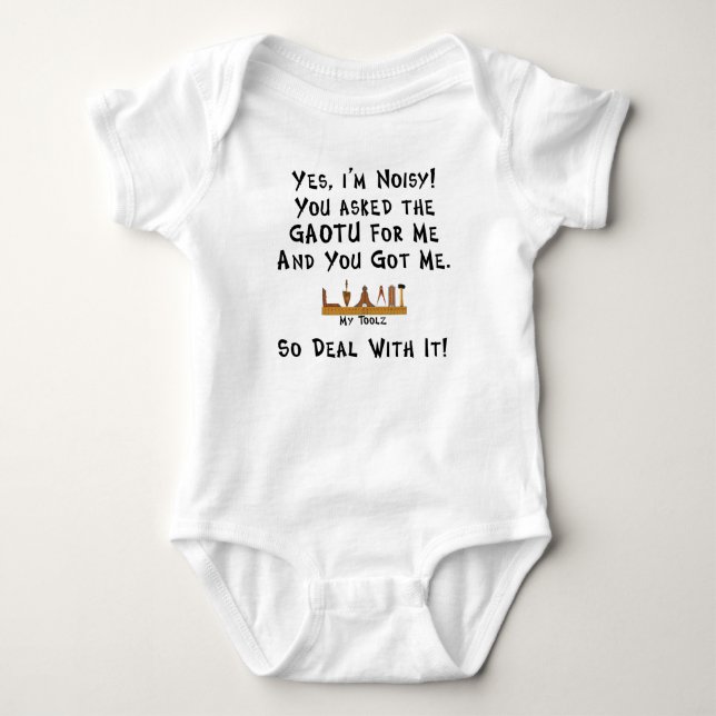 Sie fragten für mich baby strampler (Vorderseite)