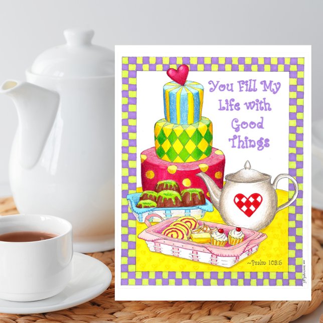 Sie füllen meine inspirierende Postkarte aus (Von Creator hochgeladen)