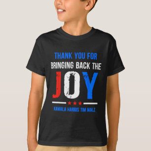 Sie für die Rückkehr der Joy Kamala Harris Tim Wa T-Shirt