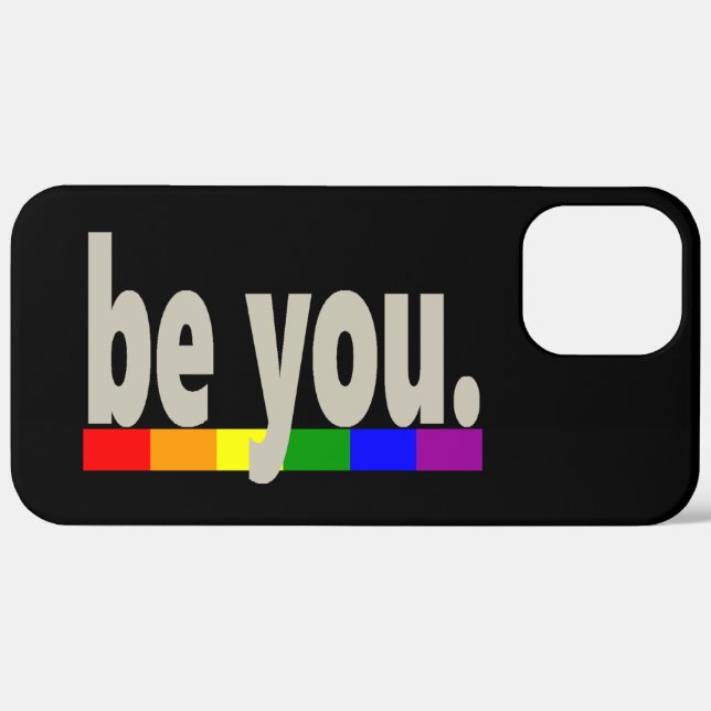 Sie Gay Pride Rainbow Flag Carved Wood iPhone C Case-Mate iPhone Hülle (Hinten (horizontal))