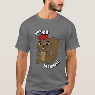 Sie gehen das T-Shirt der Eichhörnchen-Männer