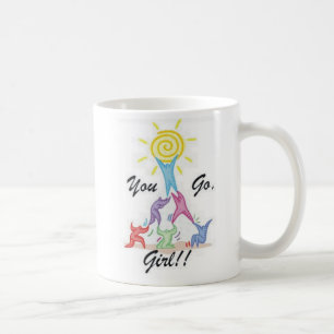 Sie gehen Mädchen-Tasse Kaffeetasse
