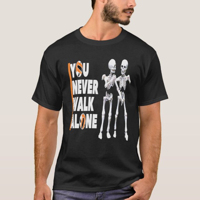 Sie gehen nie allein Liebe Halloween T-Shirt (Vorderseite)