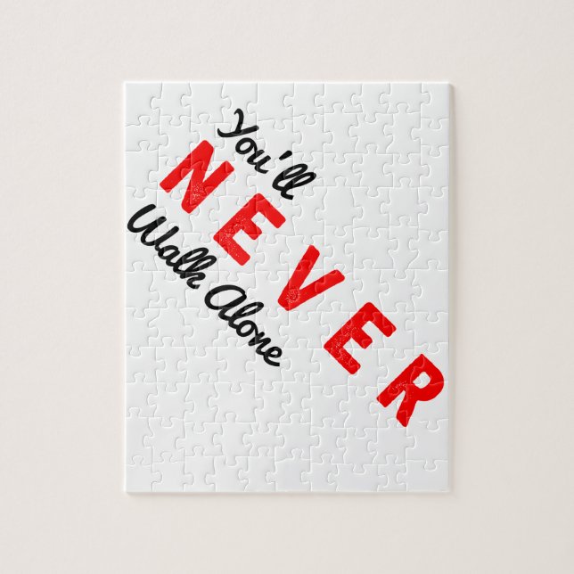 Sie gehen nie allein puzzle (Vertikal)