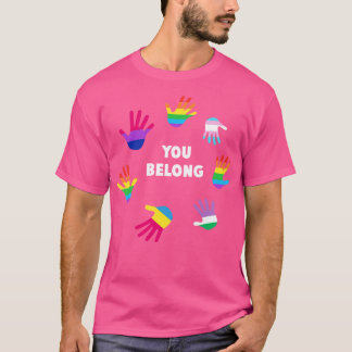 Sie gehören LGBT Gay Pride T-Shirt LGBTQ Supporter