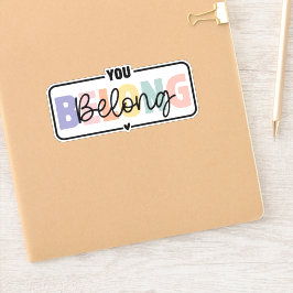 Sie gehören zu einem Zitat zur psychischen Gesundh Aufkleber