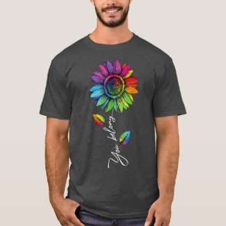 Sie gehören zu LGBTQ+ Rainbow Gay Pride Sonnenblum T-Shirt