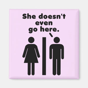 Sie geht nicht einmal hierhin magnet