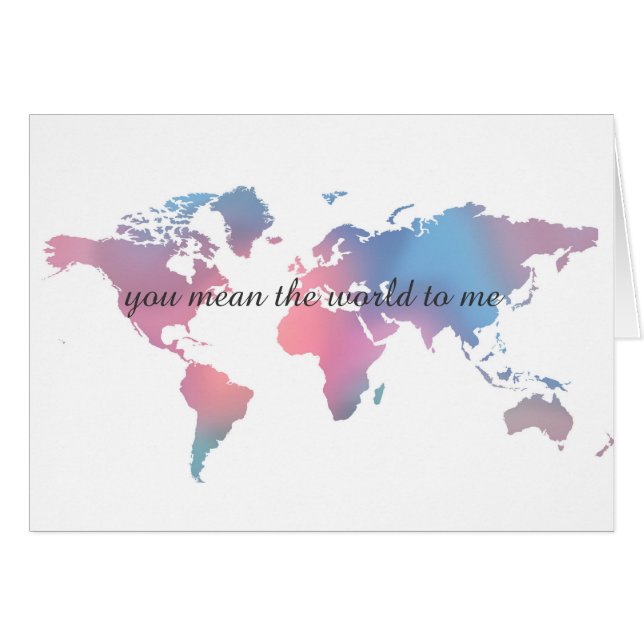 Sie gemein die Welt zu mir (Vorderseite (Horizontal))