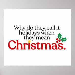 Sie gemein Weihnachten Poster