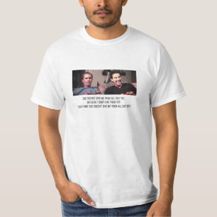 "Sie gibt mir Erbsen nicht den ganzen Tag noch! " T-Shirt