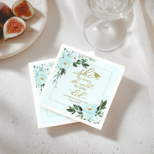 Sie glaubte, dass sie das tun könne, also tat sie serviette