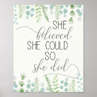 Sie glaubte, dass sie so inspirierend sein könnte