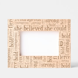 Sie glaubte, sie könne den modernen Inspirierend A Geätzte Rahmen