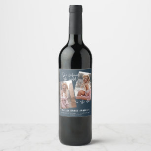 Sie glaubte, sie könne es, also tat sie Abschluss Weinetikett