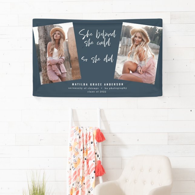 Sie glaubte, sie könne es schaffen, sodass sie Abs Banner (Insitu)