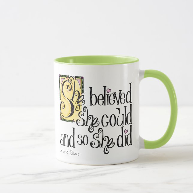 Sie glaubte, sie könne Tasse haben (Rechts)