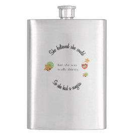 Sie glaubte, sie könnte also eine Sangria haben Flachmann