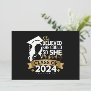 Sie glaubte, sie könnte es also 2024 schaffen ankündigung