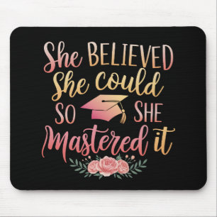 Sie glaubte, sie könnte es, also meisterte sie es mousepad
