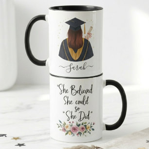 Sie glaubte, sie könnte es, also tat sie es Abschl Tasse