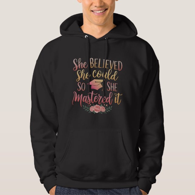 Sie glaubte, sie könnte es schaffen hoodie (Vorderseite)