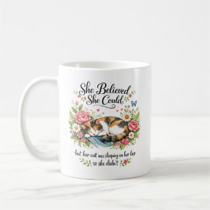 Sie glaubte, sie könnte Motivierend für Kollegen Kaffeetasse