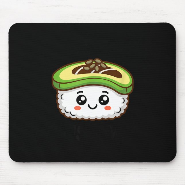 Sie glaubte, sie könnte Sushi machen, lustiger Leb Mousepad (Vorne)