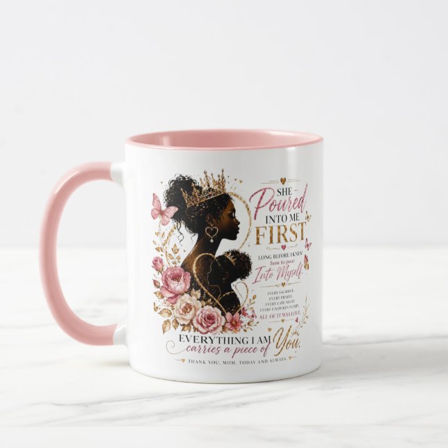 Sie goss zuerst in mich tasse (Links)